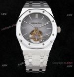 R8 Factory Audemars Piguet Royal Oak Swiss Tourbillon Watch Gray Gradient Face 41mm